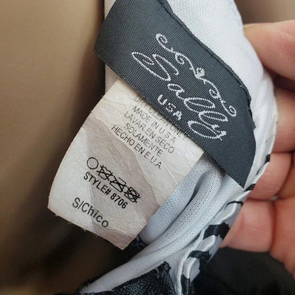 SALLY Brand size Small Zebra Ruffle Halter Dress - Picture 7 of 9